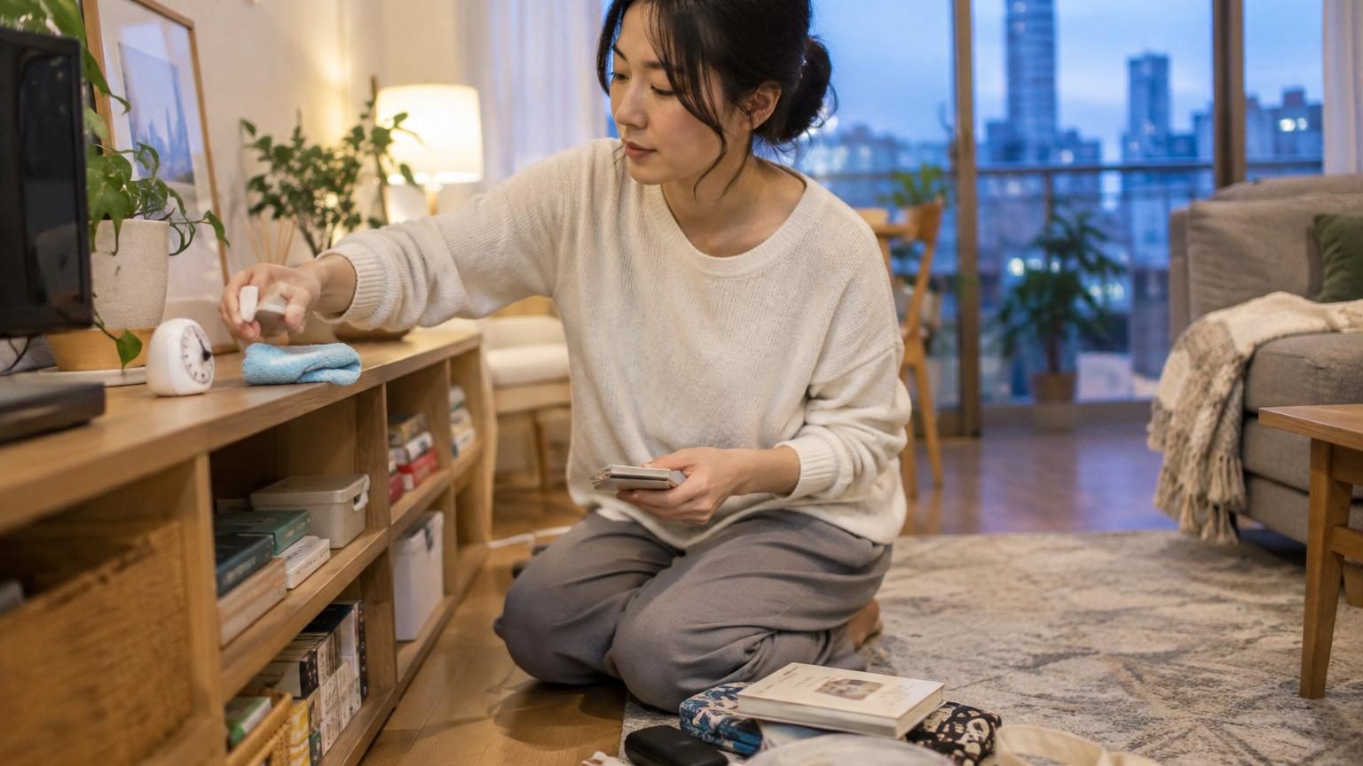 Cinq minutes de ménage par jour pour un vrai mieux-être : la méthode venue du Japon qui change la façon de ranger