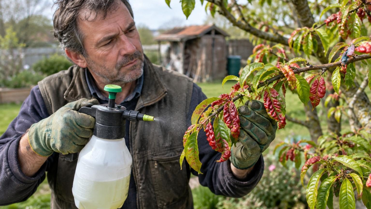 Cloque du pêcher : l'ingrédient clé et la bonne date de traitement pour sauver vos arbres