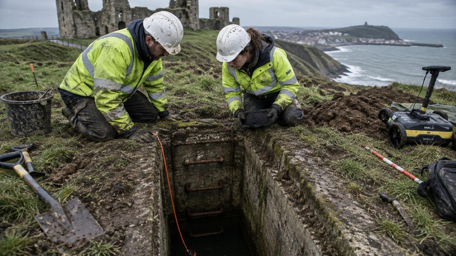 Construit dans les années 1960 sous un château médiéval, ce bunker nucléaire avait été oublié de tous : des archéologues viennent de le retrouver