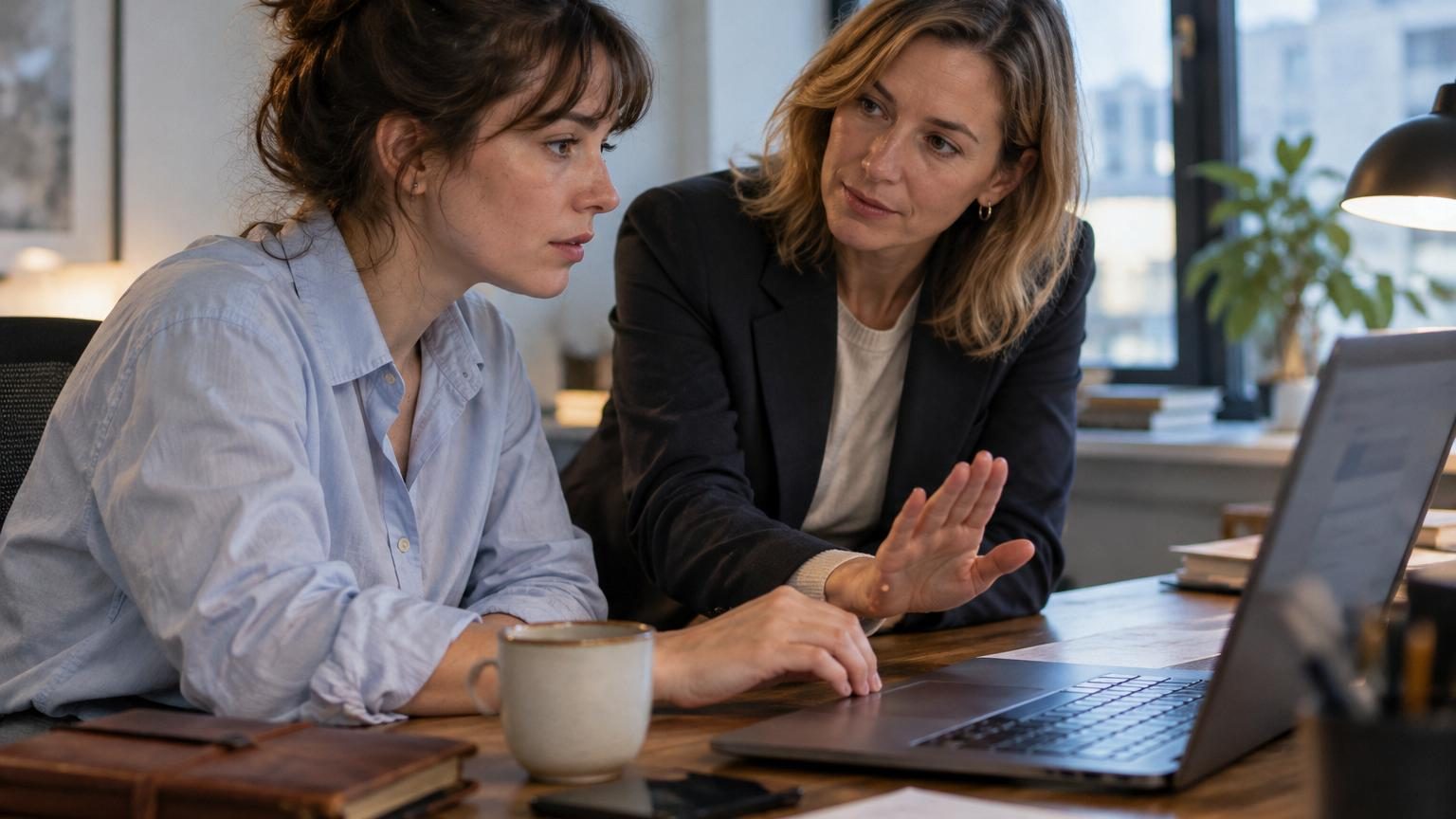 Gros plan sur un écran d'ordinateur affichant la rédaction d'un email professionnel, avec le curseur positionné sur la formule de politesse finale.