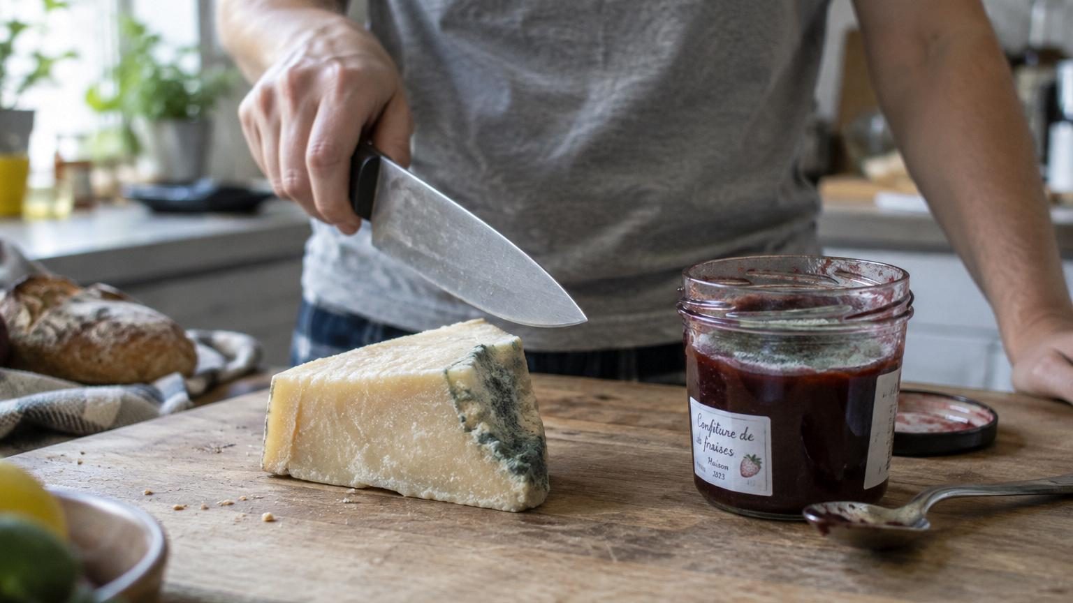 Couper la moisissure sur le fromage ou la gratter sur la confiture : les experts sont unanimes sur ce qu'il faut faire