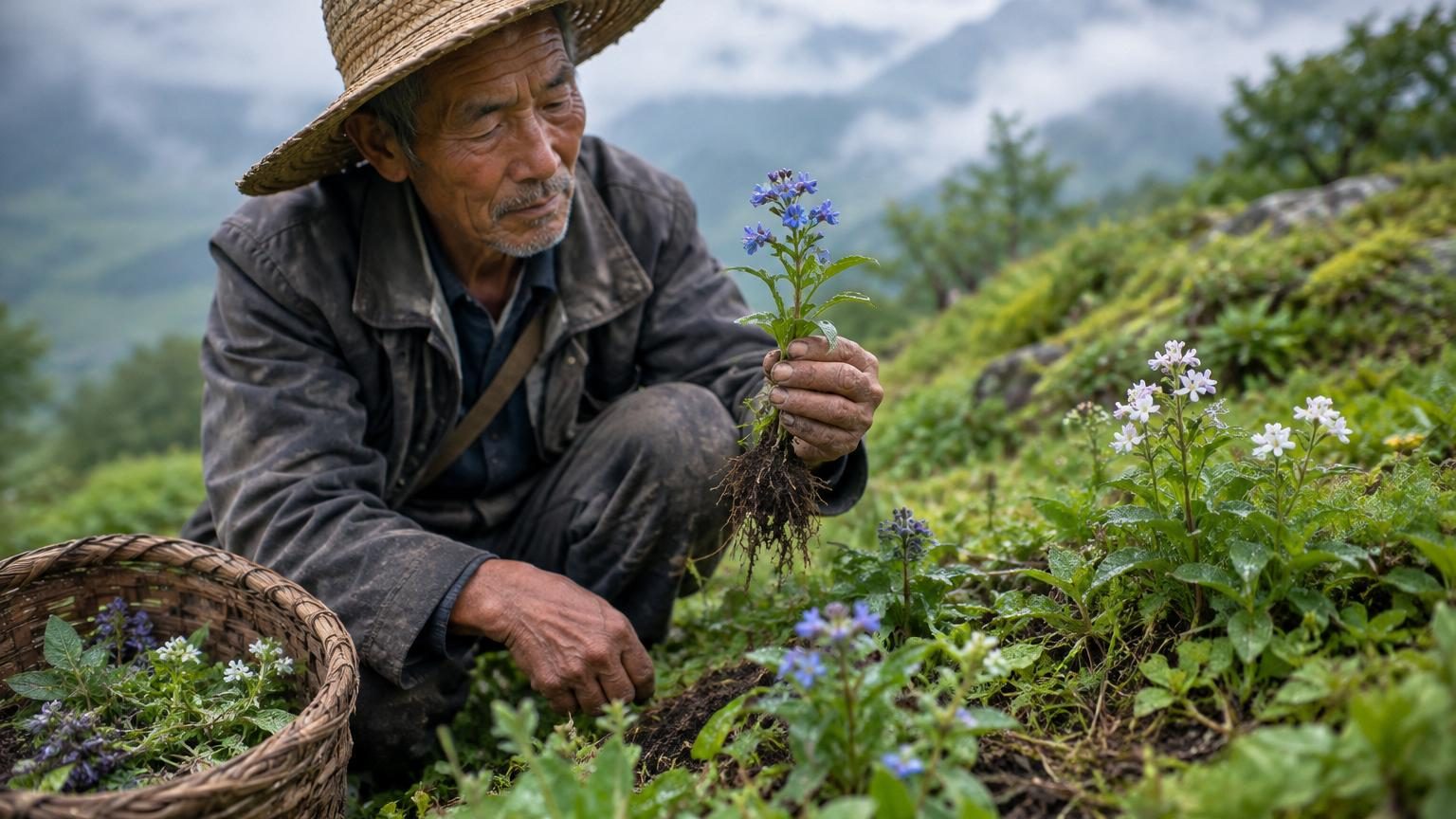 Cueillie depuis 2 000 ans pour la médecine chinoise, cette plante a changé de couleur pour échapper aux humains