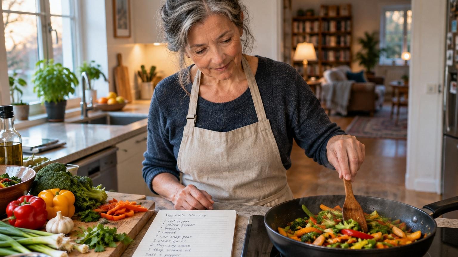 Cuisiner au moins une fois par semaine : une étude sur 11 000 personnes révèle jusqu’à 67 % de risque de déclin cognitif en moins