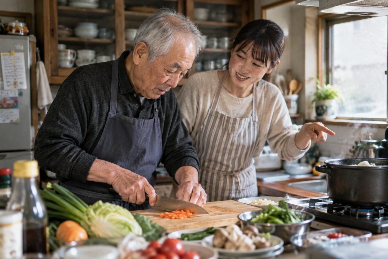 Cuisiner un repas maison une seule fois par semaine : le risque de démence chute de 30 % chez les seniors, et jusqu'à 70 % pour les débutants
