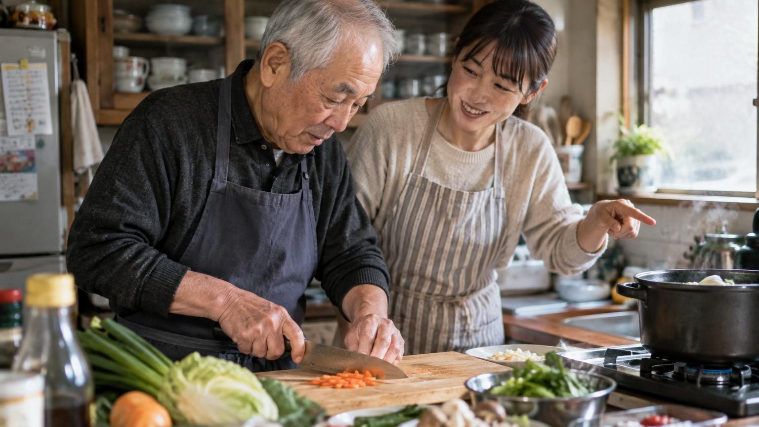 Cuisiner un repas maison une seule fois par semaine : le risque de démence chute de 30 % chez les seniors, et jusqu'à 70 % pour les débutants
