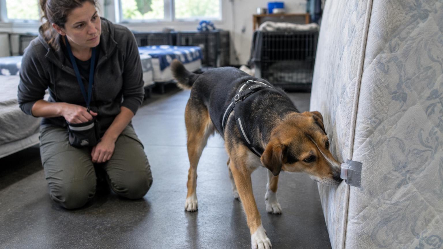 Dans cette école, des chiens apprennent à flairer les punaises de lit : même le vôtre peut y arriver