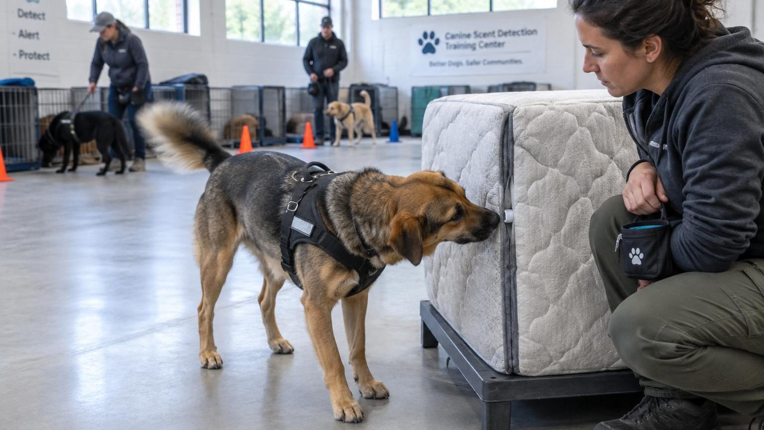 Dans l'école où les chiens apprennent à flairer les punaises de lit : même le vôtre peut y arriver