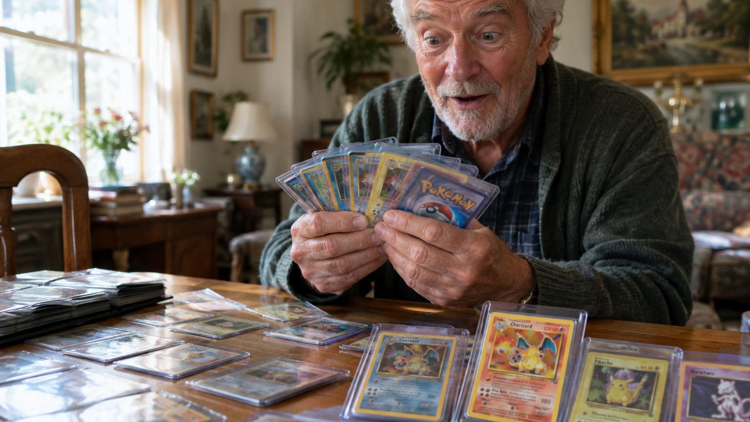Décorateur à la retraite, il retrouve sa collection de cartes Pokémon : elle pourrait lui rapporter 250 000 livres