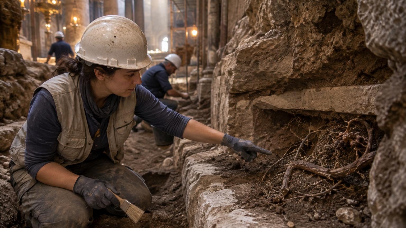 Des archéologues italiens fouillent sous le Saint-Sépulcre à Jérusalem : ils découvrent un jardin et une chambre funéraire décrits dans la Bible