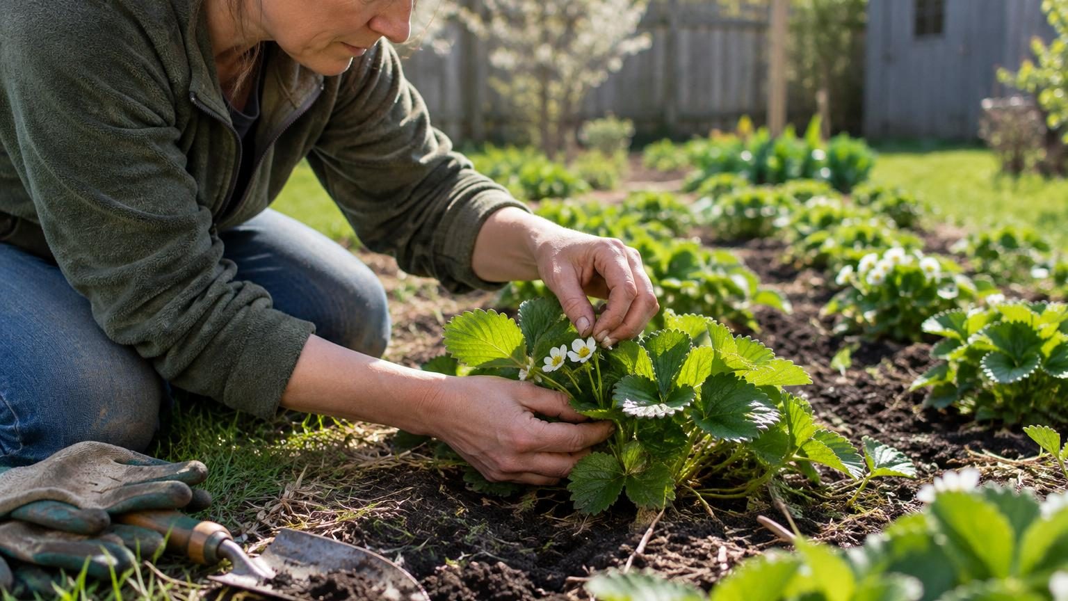 Des fraises deux fois plus grosses cet été : le geste à faire fin mars que les jardiniers oublient presque toujours