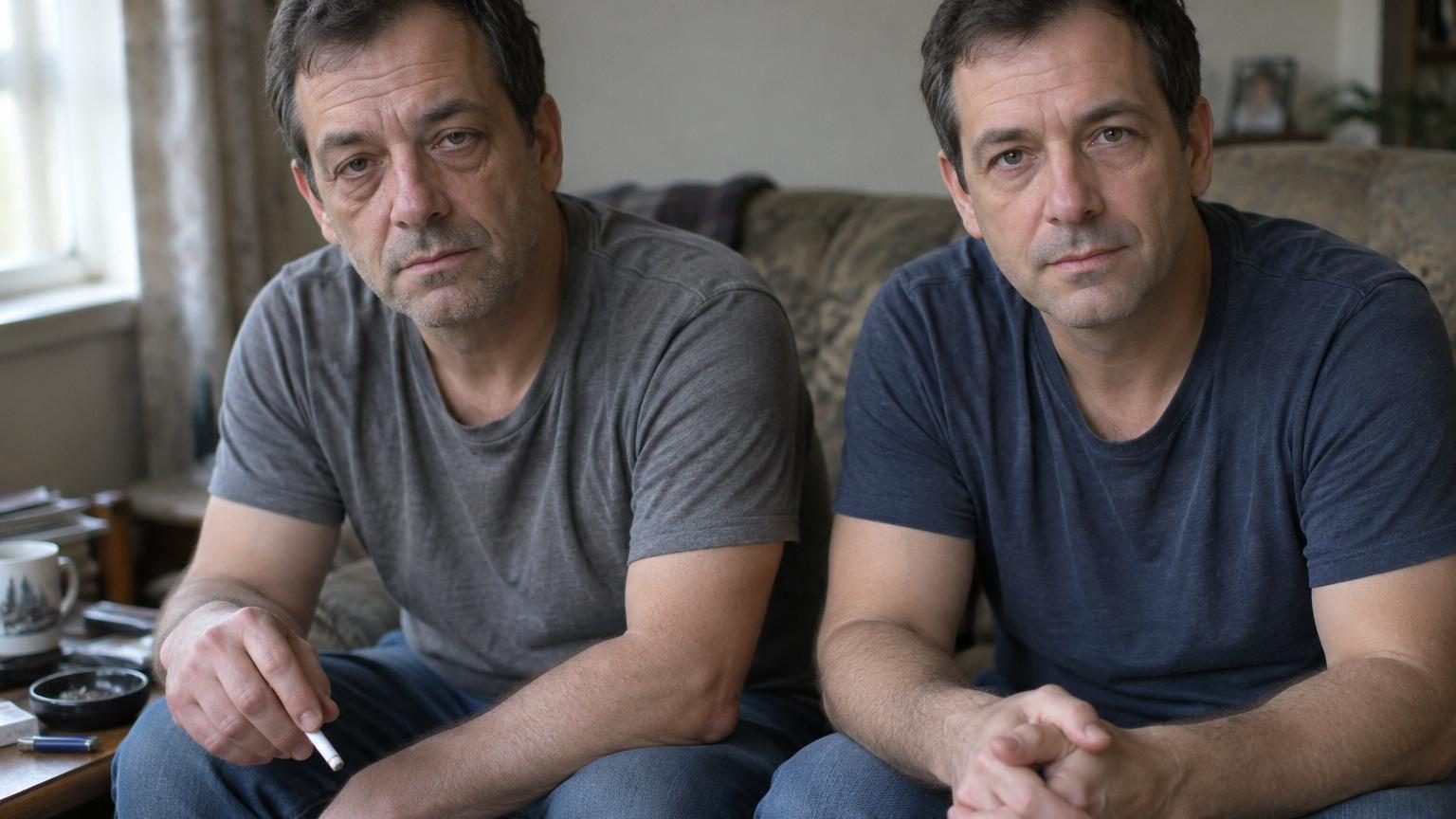Des jumeaux identiques étudiés pendant des années : l'un fumait, l'autre non, et leurs visages ne se ressemblent plus