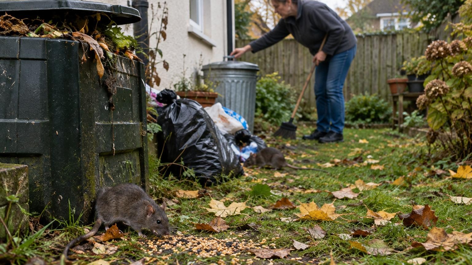 Des rats dans le jardin à l'automne : les 3 erreurs qui les attirent et les gestes simples pour les faire fuir avant qu'ils n'entrent chez vous