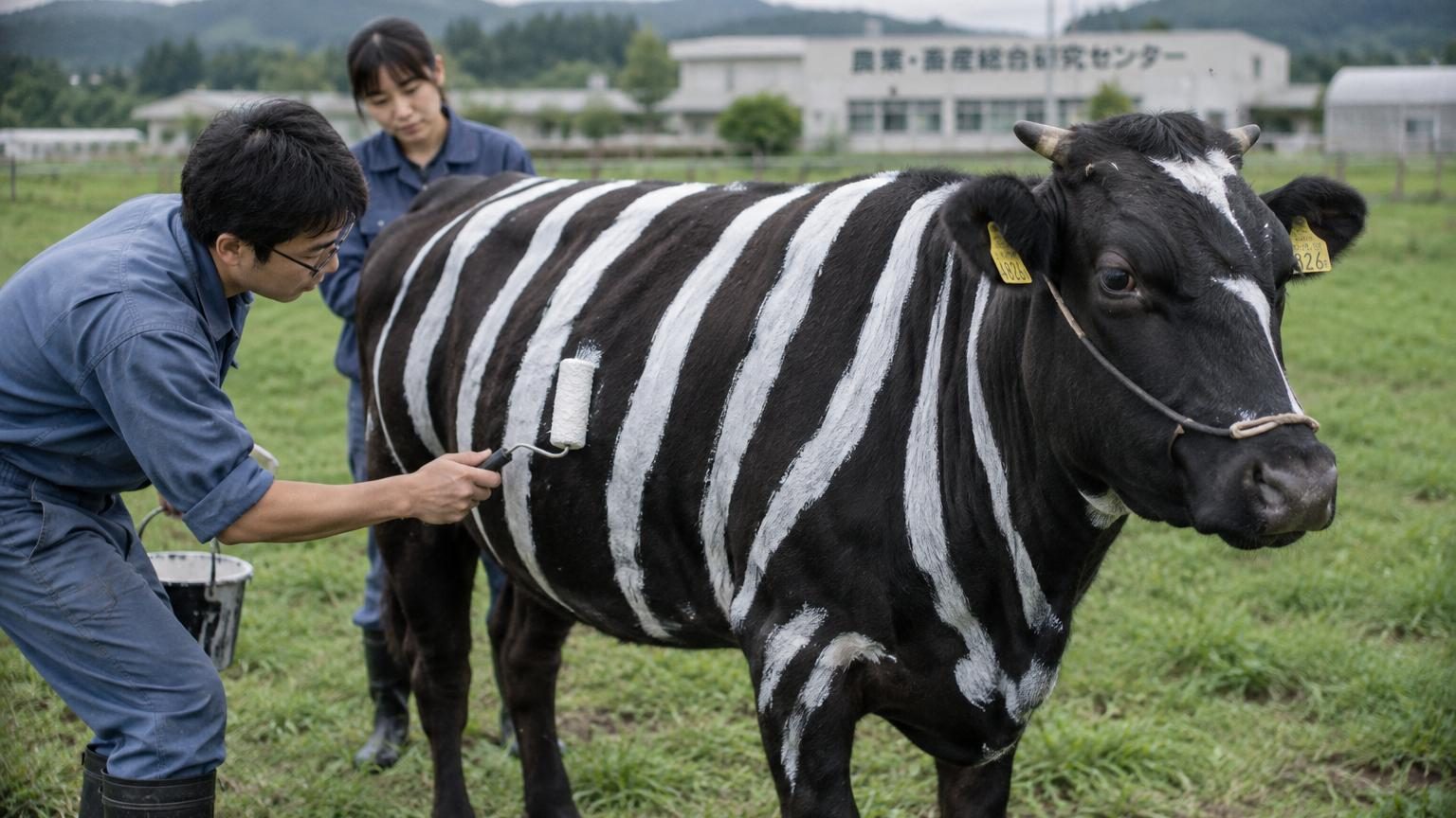 Des scientifiques peignent des rayures de zèbre sur des vaches : 150 ans plus tard, le mystère est enfin résolu