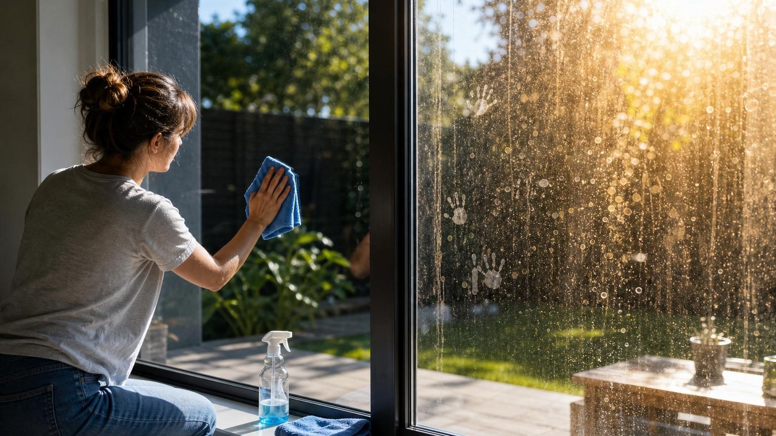 Des vitres sans traces : pourquoi il ne faut jamais les laver en plein soleil