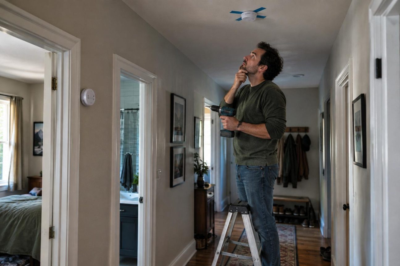 Détecteurs de fumée : voici les pires endroits où les installer chez vous, et où les placer à la place