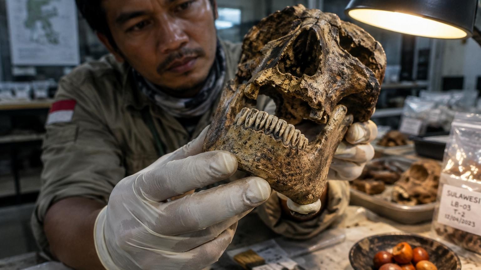 Deux squelettes retrouvés en Indonésie avec d'étranges sillons sur les dents : ce que faisaient déjà les chasseurs de l'âge de glace bien avant la bière