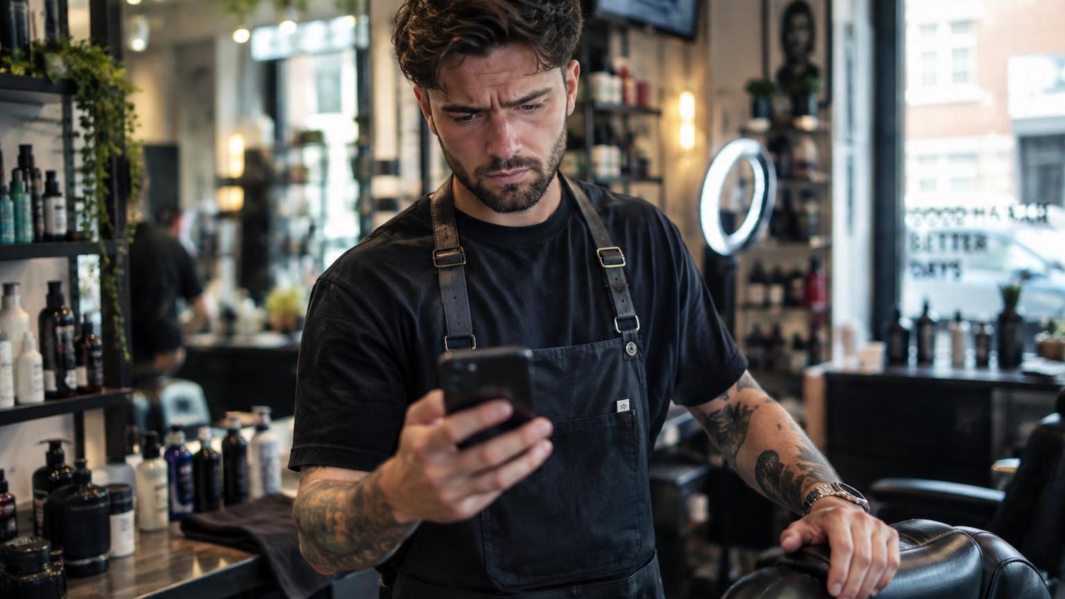 Devenu coiffeur réputé, il reçoit un message de celle qui le harcelait à l'école : sa réponse est sans appel