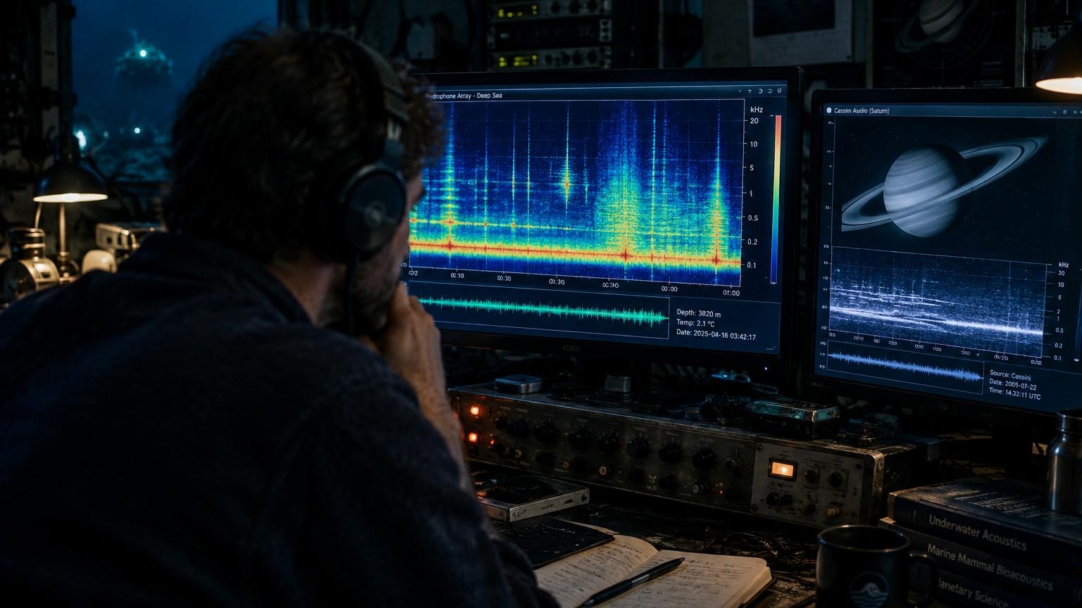 Du « Bloop » des abysses au chant de Saturne : 9 des sons les plus troublants jamais enregistrés