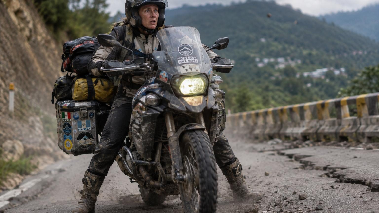 Elle a fait le tour du monde seule à moto et raconte son pire souvenir : ce n'est pas un accident ni une panne