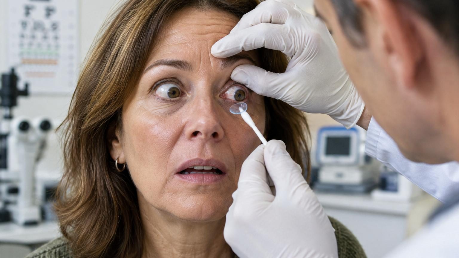 Elle croyait avoir perdu ses lentilles : les médecins en retrouvent cinq coincées derrière son œil