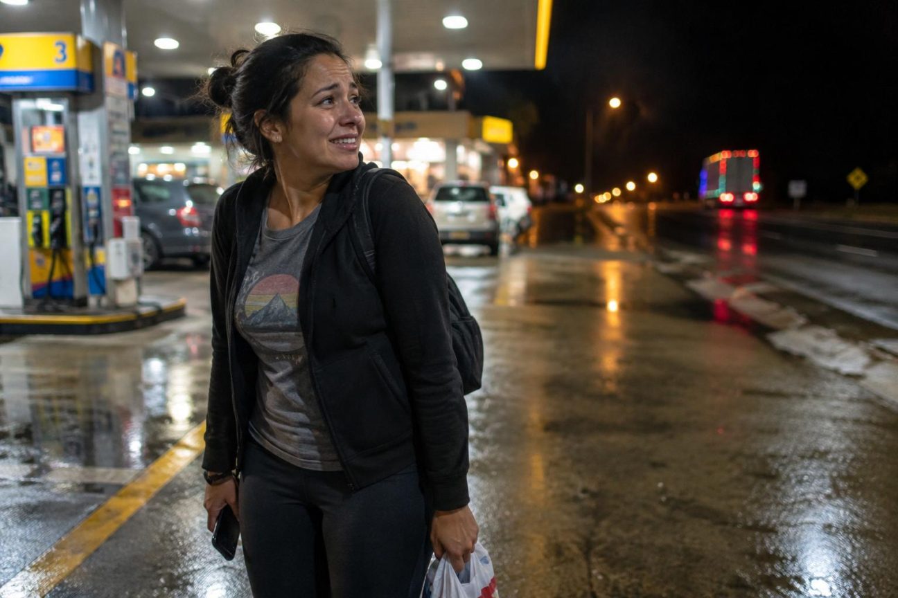 Elle descend du camion à une station-service : son mari roule des kilomètres avant de s'apercevoir qu'elle n'est plus là
