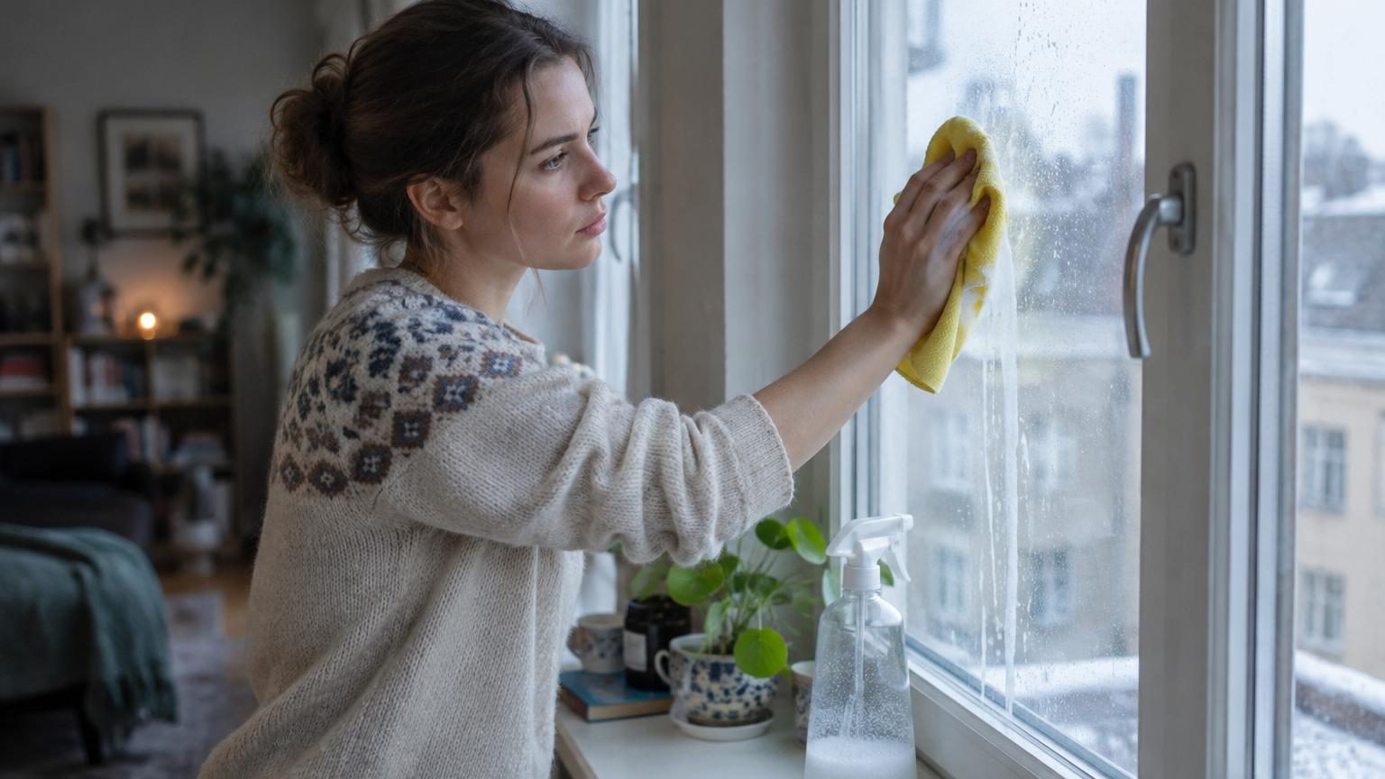 Elle lutte des années contre la condensation sur ses fenêtres : l'astuce au liquide vaisselle que les pros du ménage valident