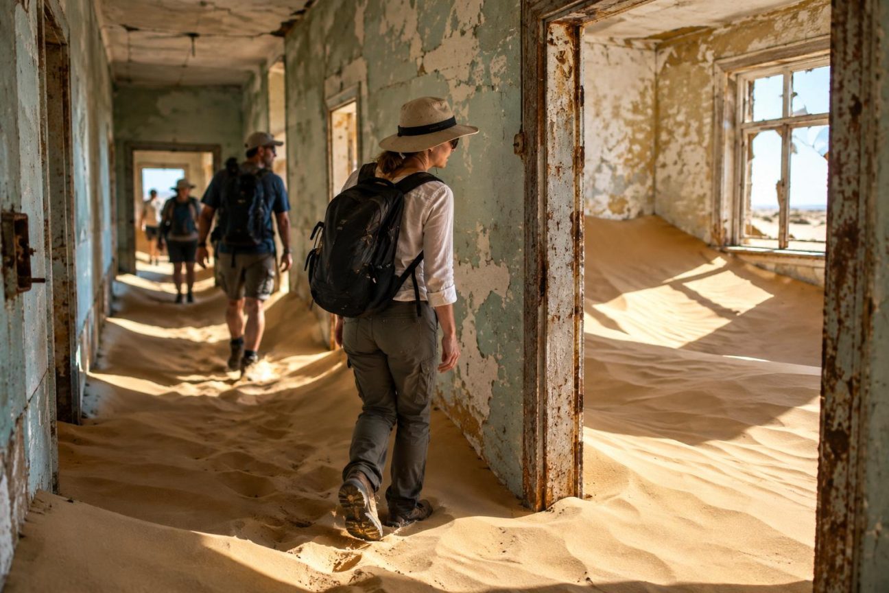 En 1908, un ouvrier trouve un diamant en plein désert de Namibie : la ville bâtie autour n'abrite plus que du sable et des touristes