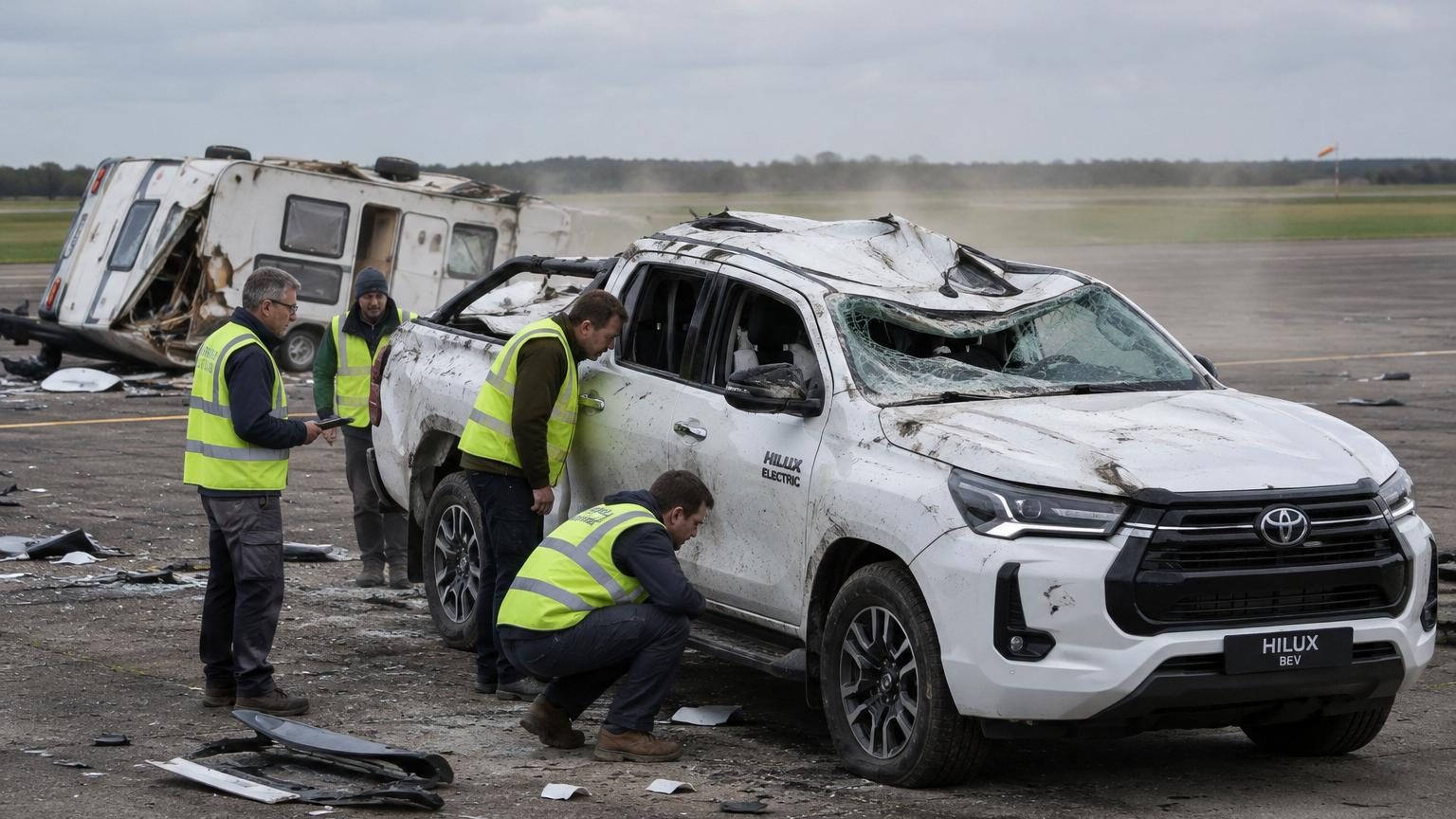 En 2003, Top Gear n'a pas réussi à détruire le Toyota Hilux : 22 ans plus tard, la marque refait le test avec la version électrique