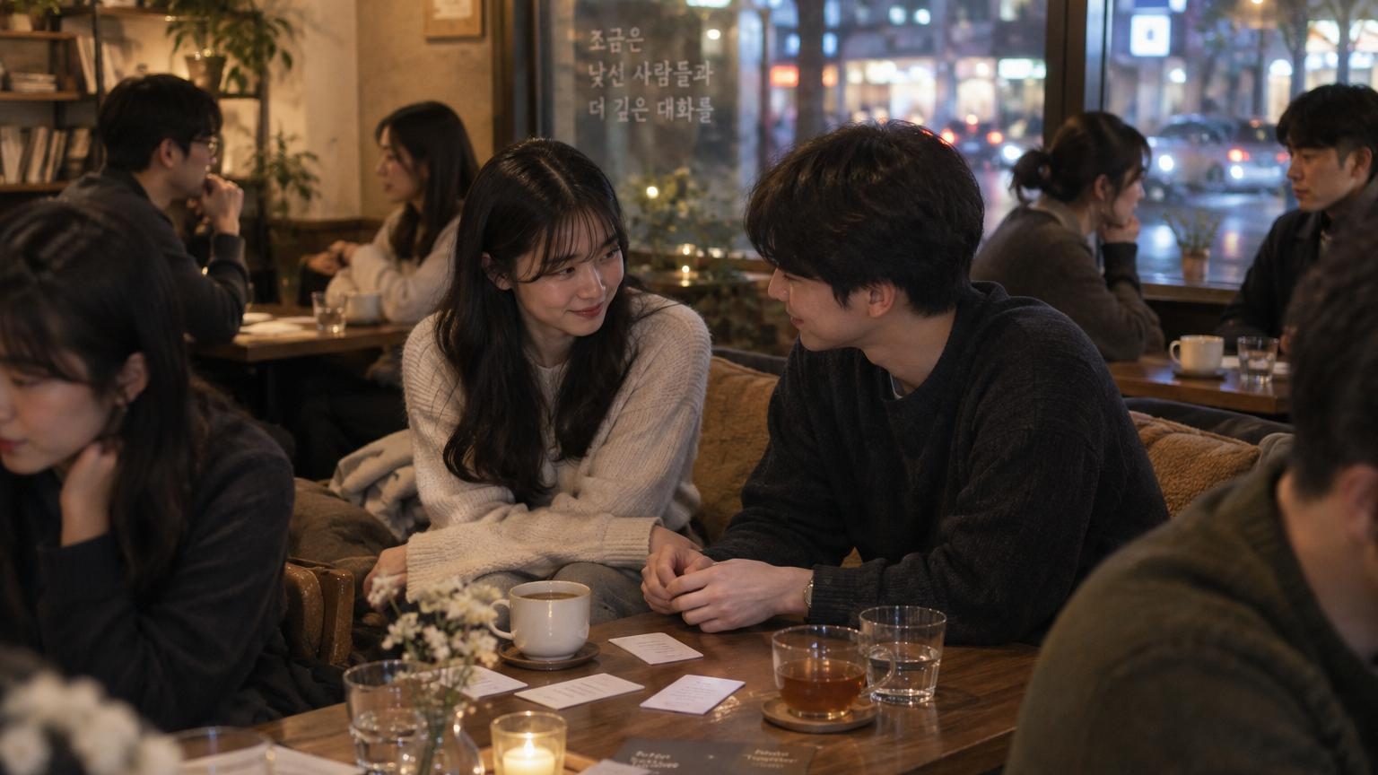 En Corée du Sud, des soirées sans alcool réservées aux timides : voici comment on y rencontre le grand amour