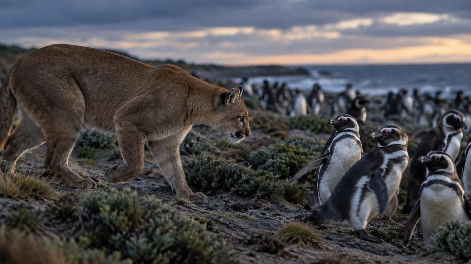 En Patagonie, les pumas se sont mis à dévorer des manchots : ce que les scientifiques ont observé ensuite change tout