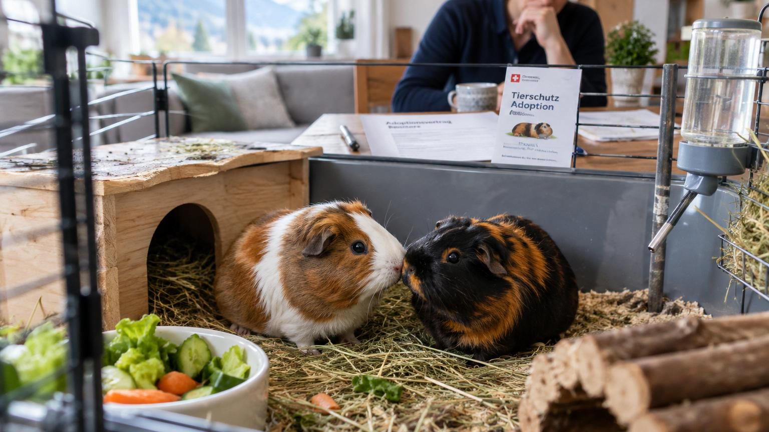 En Suisse, adopter un seul cochon d'Inde est interdit par la loi : la raison n'est ni sanitaire ni commerciale