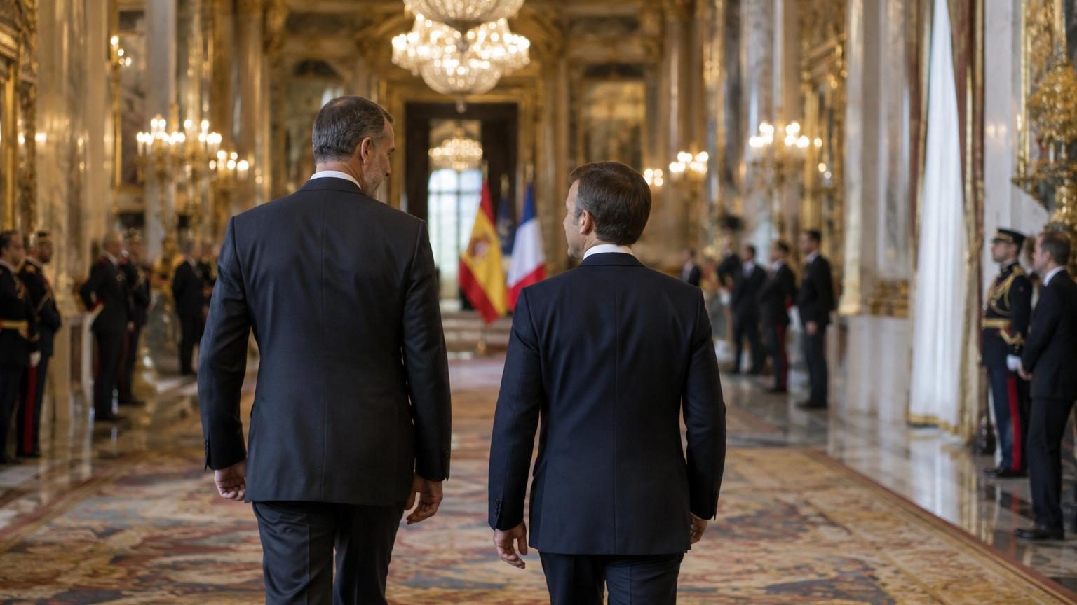 Felipe VI reçoit Macron dans un palais plus de deux fois plus grand que Versailles : voici ce qui sépare vraiment ces deux monarchies