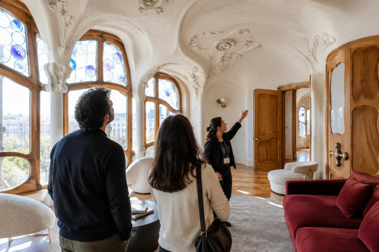 Fermé depuis plus d'un siècle : cet appartement privé de Gaudí à Barcelone rouvre après trois ans de restauration