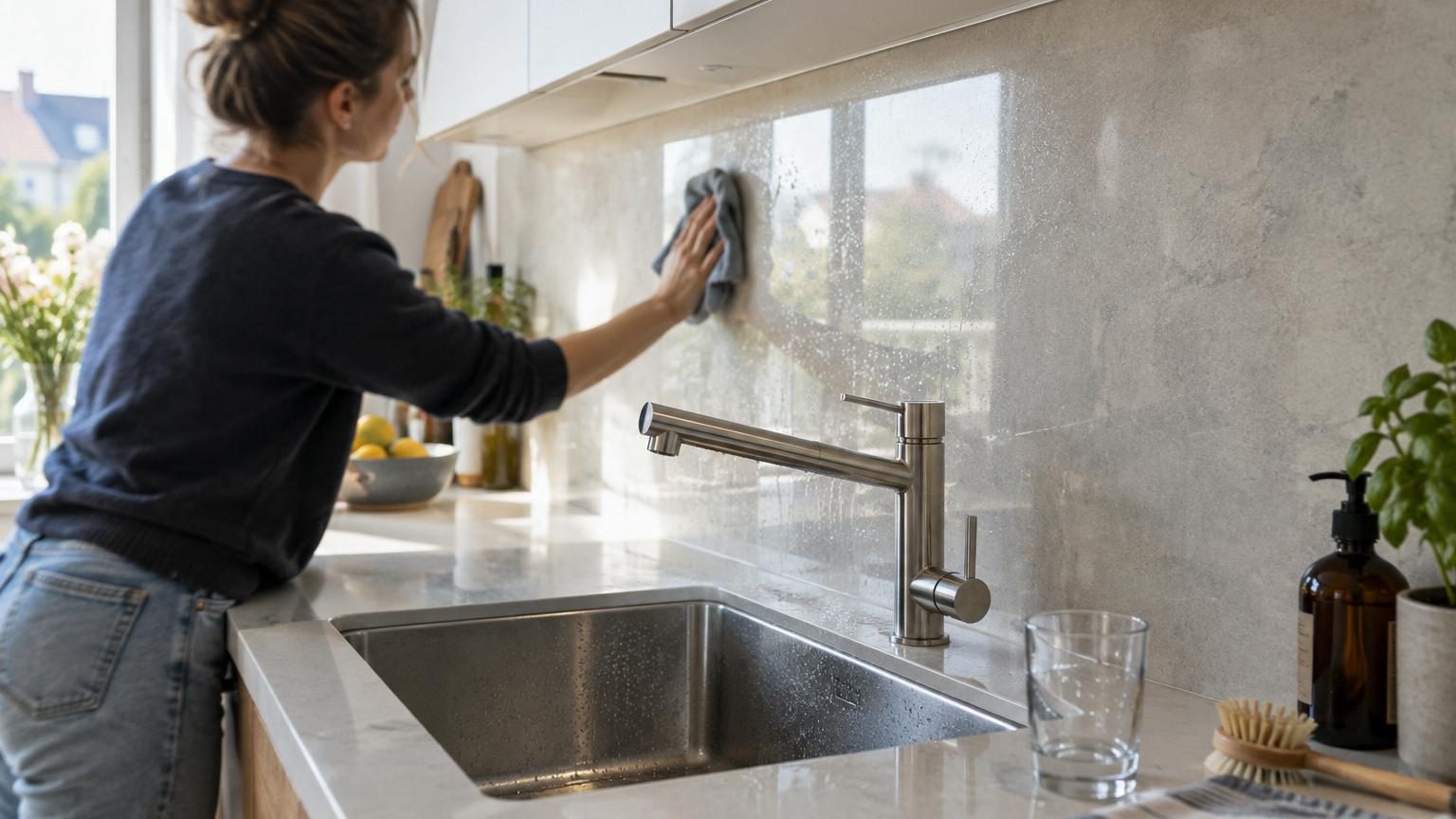 Fini le carrelage derrière l’évier : voici ce qui le remplace dans les cuisines, et il n’a aucun joint