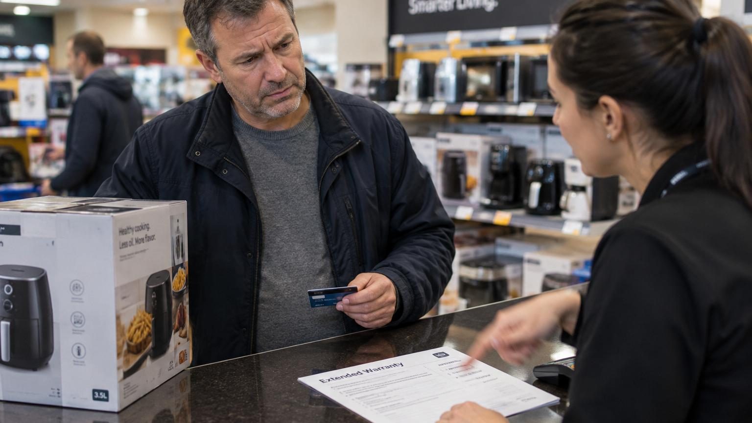 Garantie prolongée proposée en caisse : pourquoi les spécialistes déconseillent de la payer pour vos appareils