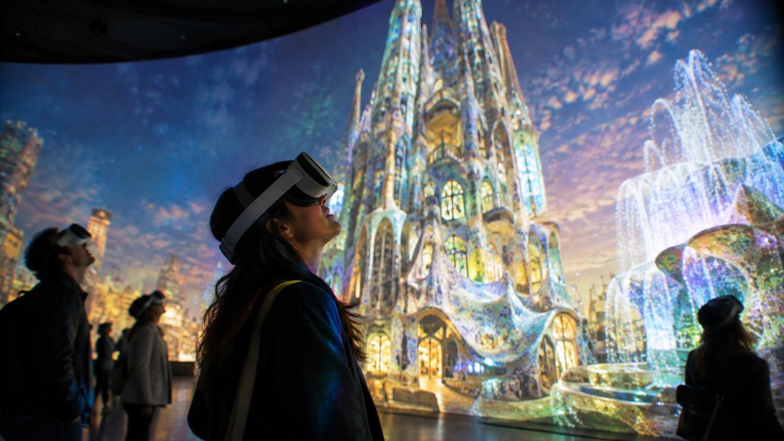 Gaudí avait dessiné un hôtel cathédrale à New York et une fontaine jamais construite : une exposition en 3D les fait enfin exister