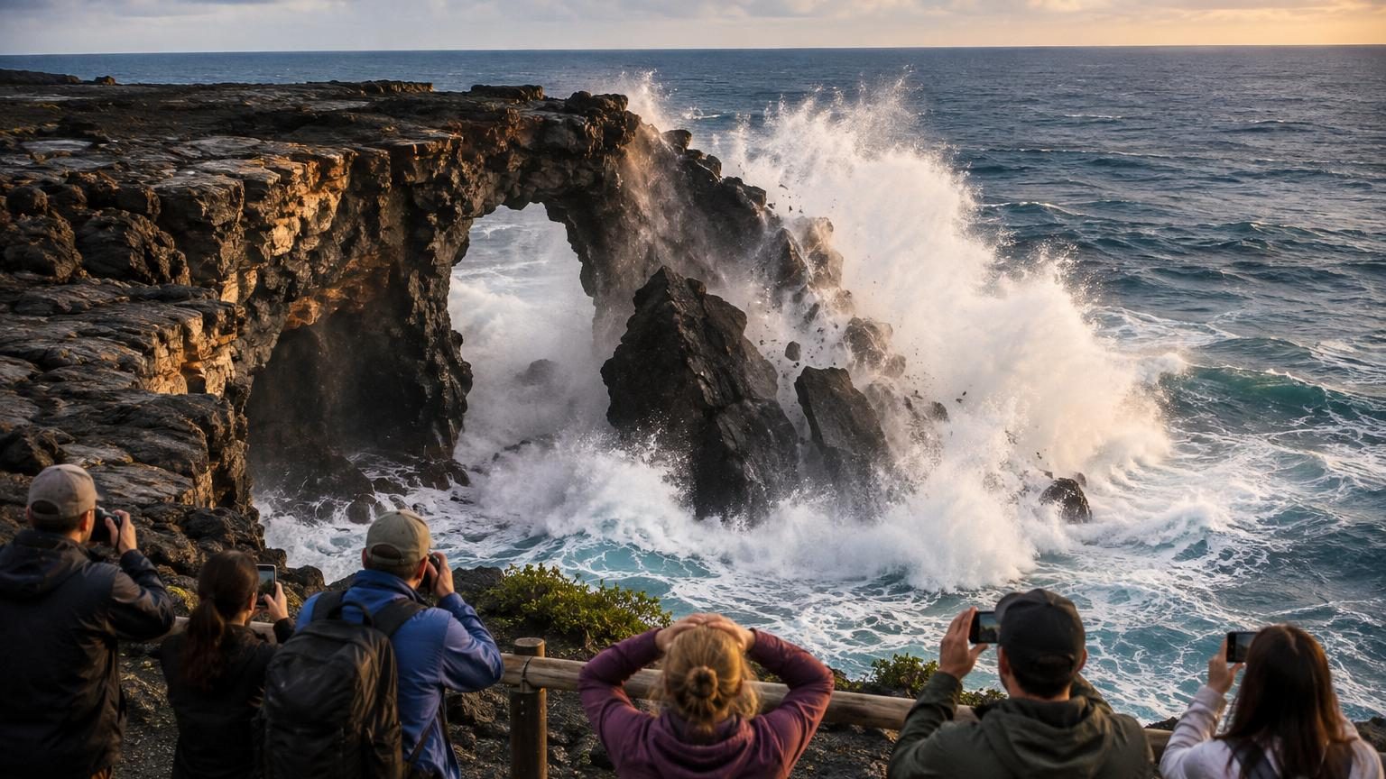 Hawaï : la célèbre arche de lave Hōlei Sea Arch s'effondre dans l'océan après 550 ans de résistance