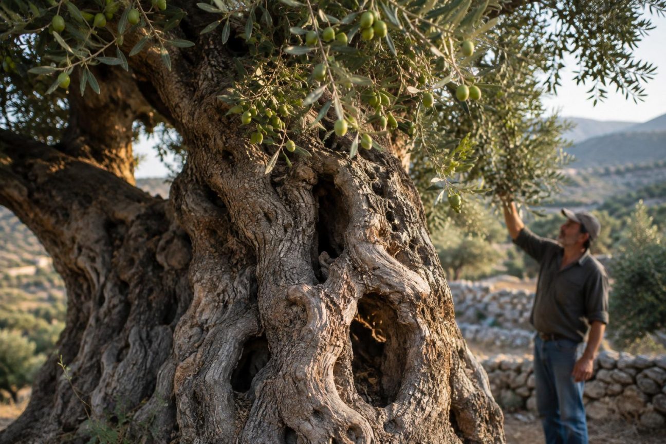 Il a environ 3 000 ans et pousse toujours en Crète : cet olivier donne encore des olives chaque année