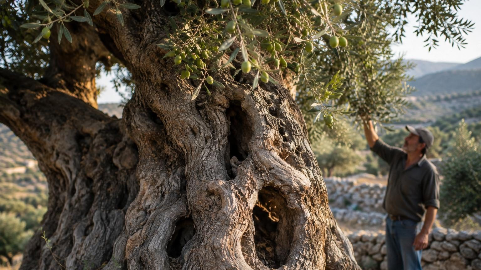Il a environ 3 000 ans et pousse toujours en Crète : cet olivier donne encore des olives chaque année