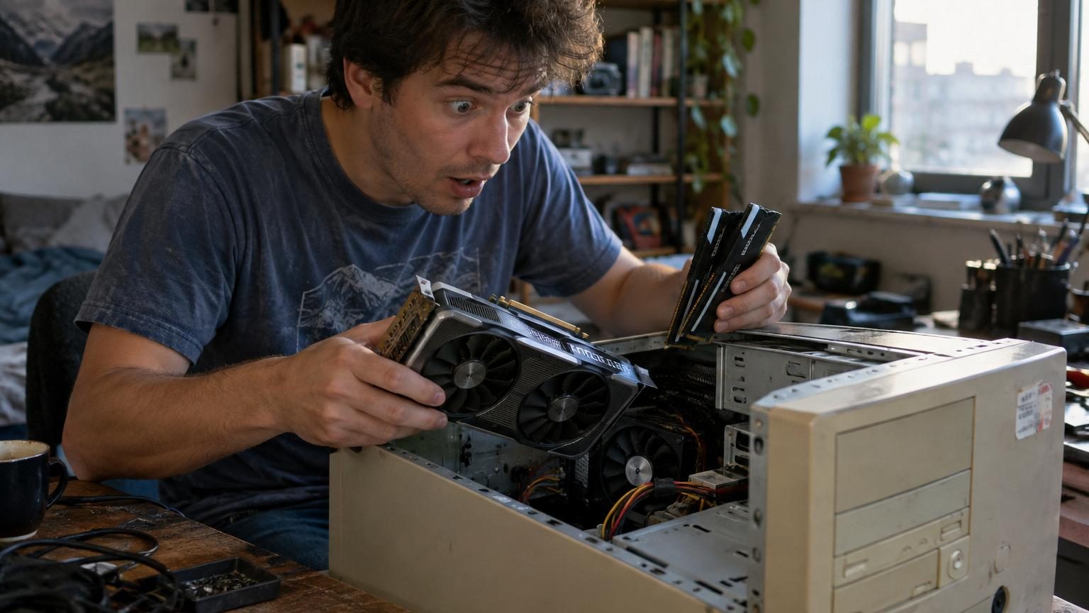 Il achète un vieil ordinateur 20 dollars dans une friperie : ce qu'il découvre à l'intérieur vaut bien plus que la machine
