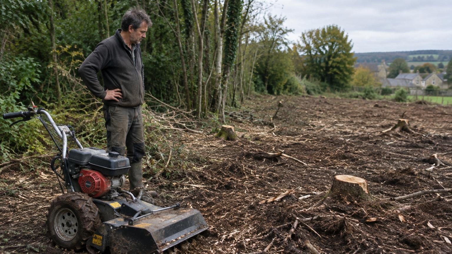 Il arrache le petit bois de 2 000 m² au fond de son jardin : ce n'est pas une haie, et le Code forestier l'interdisait