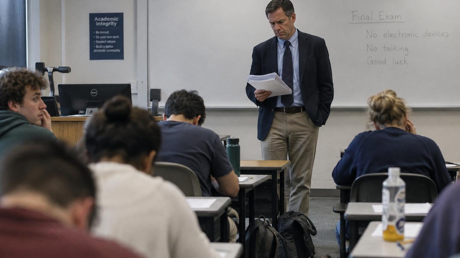 Il cache un mot invisible dans son sujet d'examen : 32 de ses 35 étudiants se font prendre à tricher avec l'IA