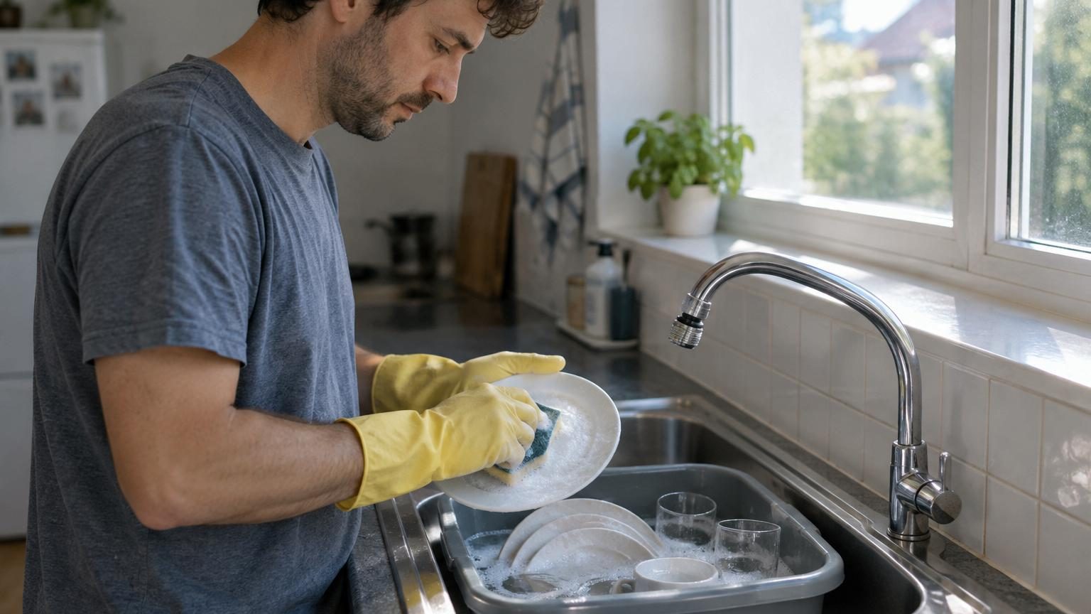 Il change sa façon de laver la vaisselle sans toucher au robinet : sa facture d'eau baisse dès le mois suivant