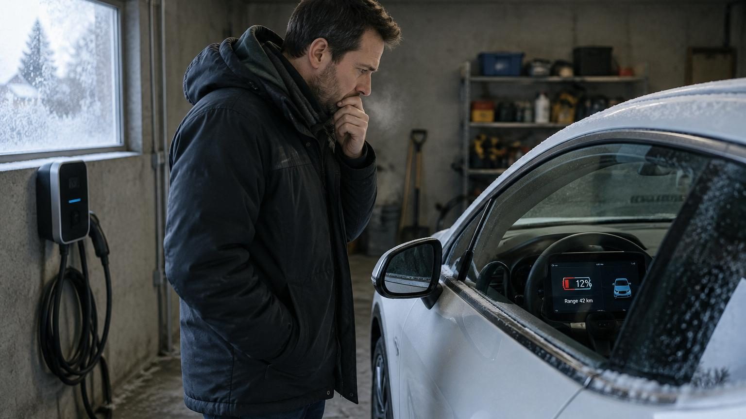 Il laisse sa voiture électrique débranchée dans un garage froid pendant près d&rsquo;un mois : voici l&rsquo;autonomie qu&rsquo;il a perdue