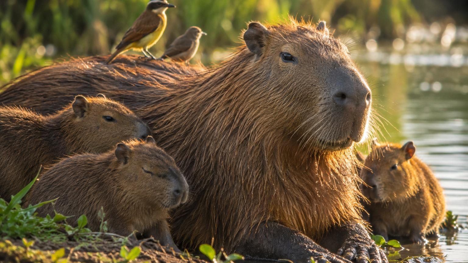Il pèse jusqu&rsquo;à 65 kg et c&rsquo;est le plus gros rongeur du monde : voici pourquoi le capybara fascine autant