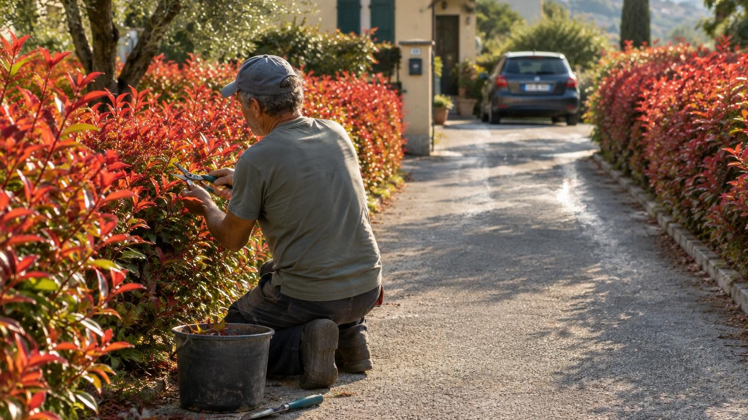 Il résiste à la chaleur et au bitume : cet arbuste rouge flamboyant devient la bordure d'allée préférée des jardiniers