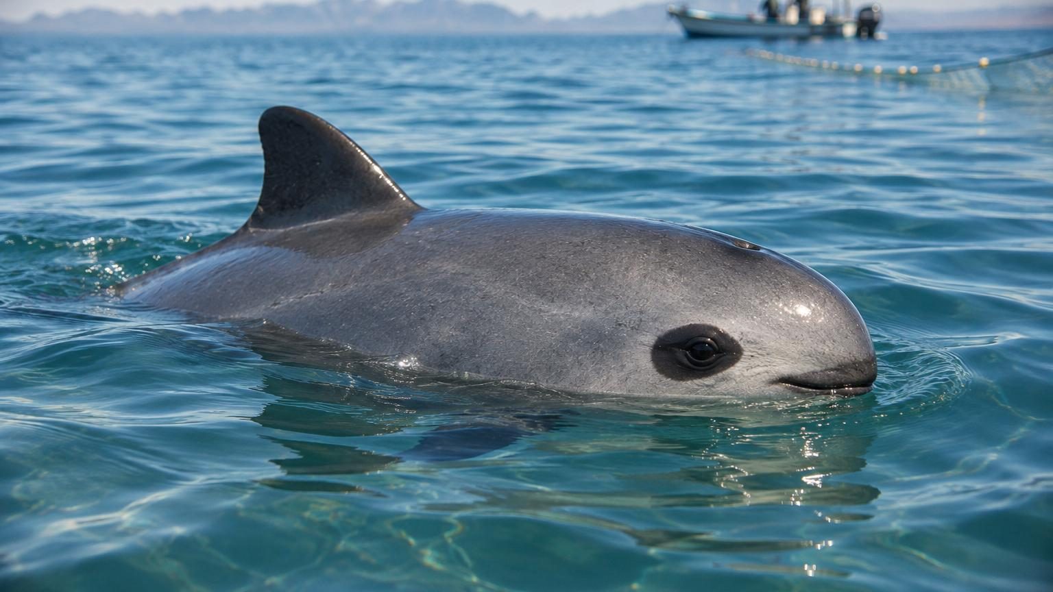 Collage montrant six animaux rares du monde : un vaquita gris dans l'eau, un rhinocéros de Sumatra poilu, un léopard tacheté, un pigeon coloré, un gibbon et un perroquet nocturne sur fond de forêt tropicale.