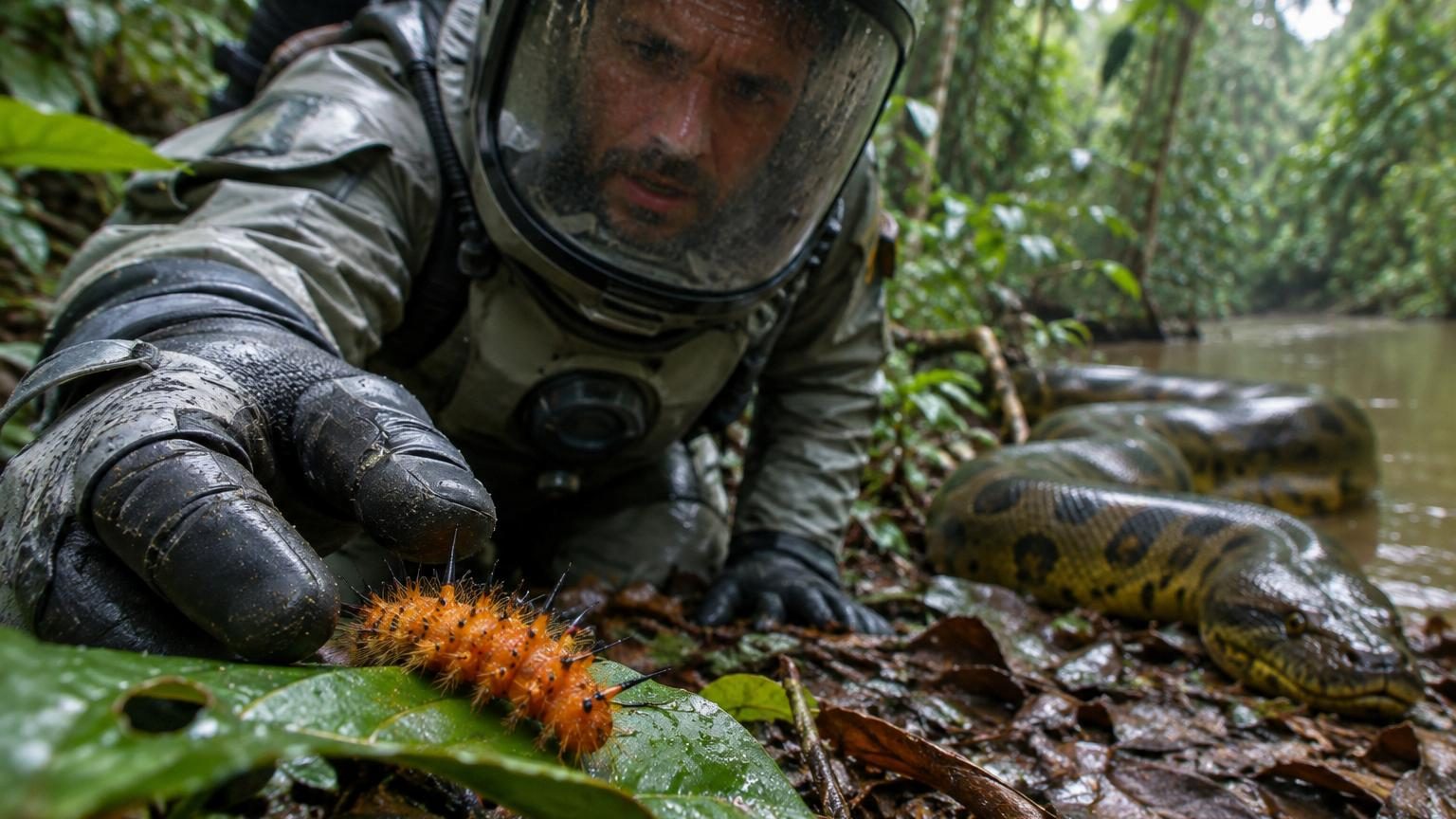 Il s'est fait avaler vivant par un anaconda en combinaison spéciale : la pire douleur de sa vie est venue d'un tout autre animal