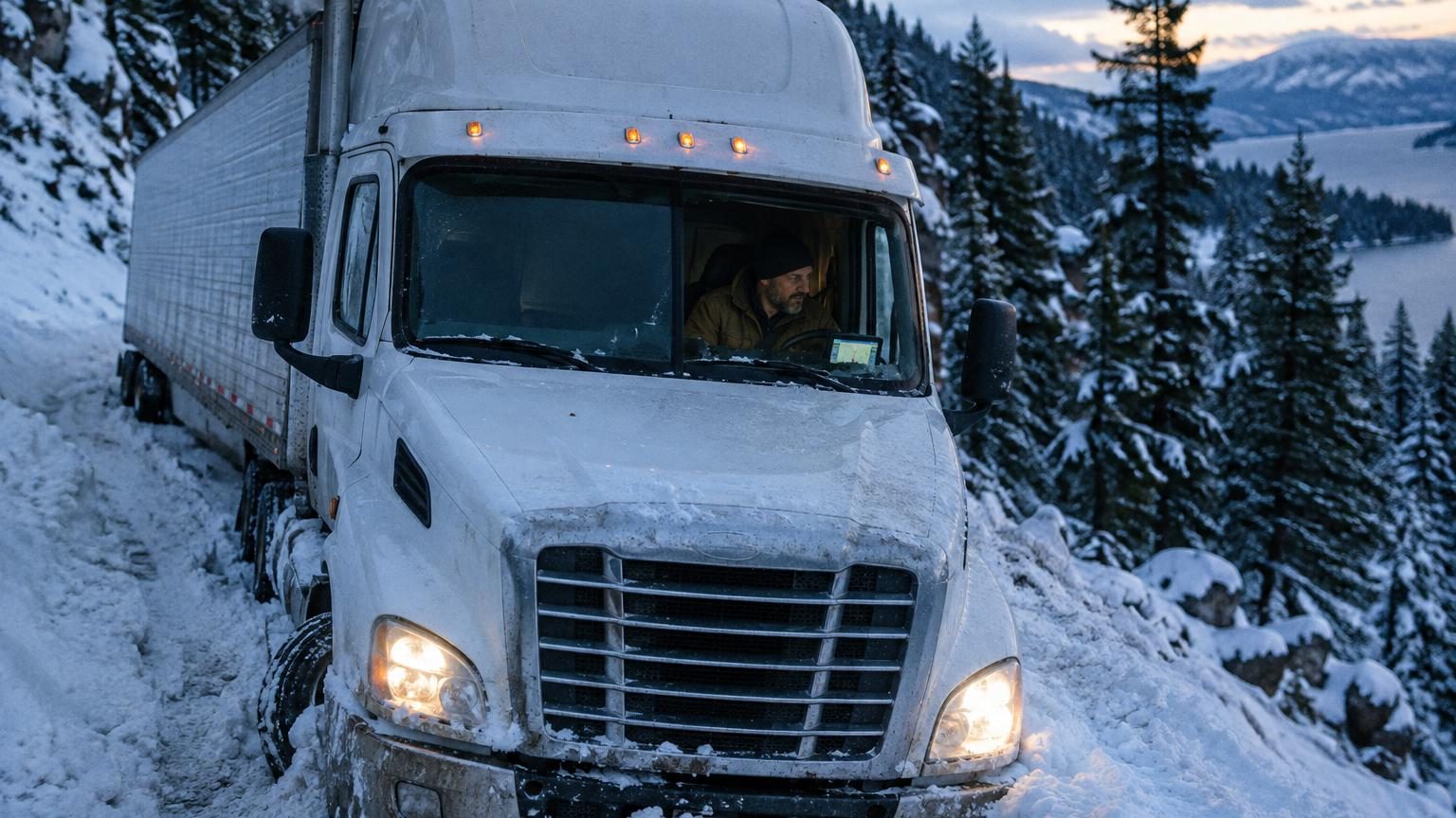 Il suit son GPS à la lettre au volant de son camion : ce qui l'attend au bout de la route n'était pas sur l'écran