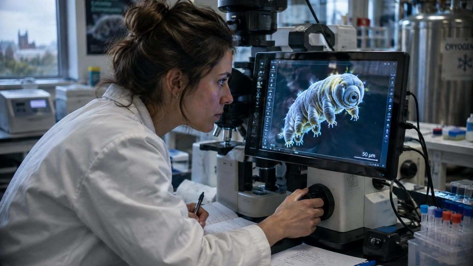 Il survit au vide spatial et à des températures extrêmes : à Montpellier, les chercheurs percent les secrets du tardigrade